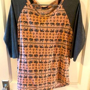 3/4 sleeve shirt Rue21